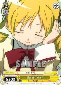 Elegant Mami - Puella Magi Madoka Magica - Weiss Schwarz card