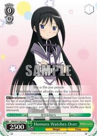 Homura Watches Over - Puella Magi Madoka Magica - Weiss Schwarz card