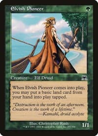 Elvish Pioneer - Onslaught - Magic: The Gathering card