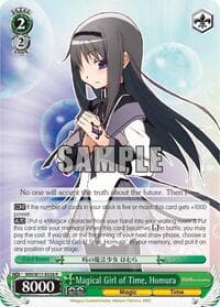 Magical Girl of Time, Homura - Puella Magi Madoka Magica - Weiss Schwarz card
