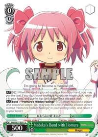 Madoka's Bond with Homura - Puella Magi Madoka Magica - Weiss Schwarz card