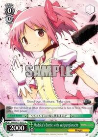 Madoka's Battle with Walpurgisnacht - Puella Magi Madoka Magica - Weiss Schwarz card