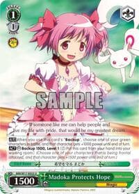 Madoka Protects Hope - Puella Magi Madoka Magica - Weiss Schwarz card