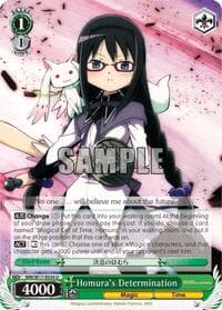 Homura's Determination - Puella Magi Madoka Magica - Weiss Schwarz card