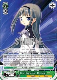 Time Regressor, Homura - Puella Magi Madoka Magica - Weiss Schwarz card