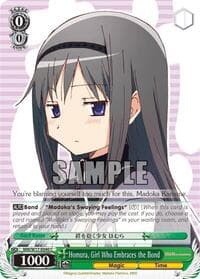 Homura, Girl Who Embraces the Bond - Puella Magi Madoka Magica - Weiss Schwarz card