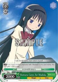 Homura Cares for Madoka - Puella Magi Madoka Magica - Weiss Schwarz card