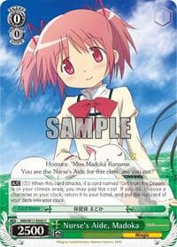 Nurse's Aide, Madoka - Puella Magi Madoka Magica - Weiss Schwarz card