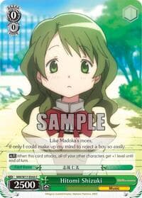 Hitomi Shizuki - Puella Magi Madoka Magica - Weiss Schwarz card
