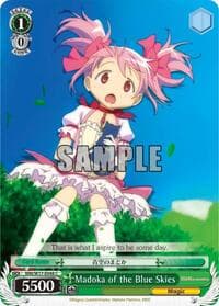 Madoka of the Blue Skies - Puella Magi Madoka Magica - Weiss Schwarz card