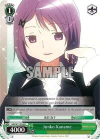 Junko Kaname - Puella Magi Madoka Magica - Weiss Schwarz card