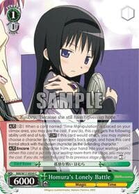 Homura's Lonely Battle - Puella Magi Madoka Magica - Weiss Schwarz card