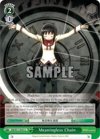 Meaningless Chain - Puella Magi Madoka Magica - Weiss Schwarz card