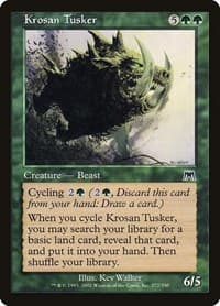 Krosan Tusker - Onslaught - Magic: The Gathering card