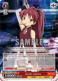 Kyoko Sakura - Puella Magi Madoka Magica - Weiss Schwarz card