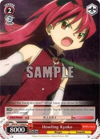 Howling Kyoko - Puella Magi Madoka Magica - Weiss Schwarz card