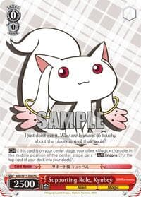 Supporting Role, Kyubey - Puella Magi Madoka Magica - Weiss Schwarz card
