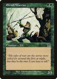 Elvish Warrior - Onslaught - Magic: The Gathering card