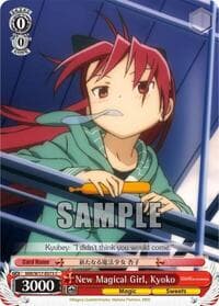 New Magical Girl, Kyoko - Puella Magi Madoka Magica - Weiss Schwarz card