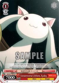Extraterrestrial Lifeform, Kyubey - Puella Magi Madoka Magica - Weiss Schwarz card