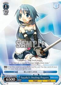Sayaka's Healing Prayers (SR) - Puella Magi Madoka Magica - Weiss Schwarz card
