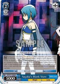 Sayaka's Blank Stare - Puella Magi Madoka Magica - Weiss Schwarz card
