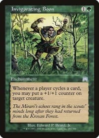 Invigorating Boon - Onslaught - Magic: The Gathering card