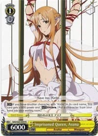 Imprisoned Queen, Asuna - Sword Art Online - Weiss Schwarz card