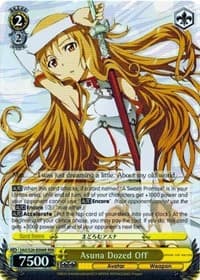 Asuna Dozed Off (RRR) - Sword Art Online - Weiss Schwarz card