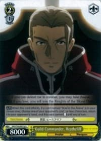 Guild Commander, Heathcliff - Sword Art Online - Weiss Schwarz card