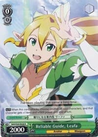 Reliable Guide, Leafa - Sword Art Online - Weiss Schwarz card