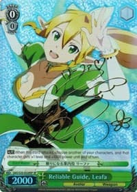 Reliable Guide, Leafa (SP) - Sword Art Online - Weiss Schwarz card