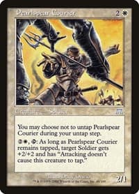 Pearlspear Courier - Onslaught - Magic: The Gathering card
