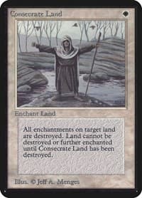 Consecrate Land - Alpha Edition - Magic: The Gathering card