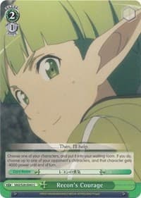 Recon's Courage - Sword Art Online - Weiss Schwarz card