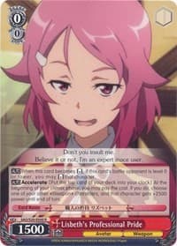 Lisbeth's Professional Pride - Sword Art Online - Weiss Schwarz card