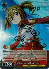 Silica's Unyielding Trust (SP) - Sword Art Online - Weiss Schwarz card