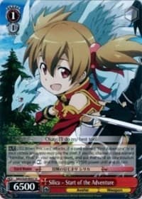 Silica - Start of the Adventure - Sword Art Online - Weiss Schwarz card