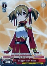 Dagger User, Silica - Sword Art Online - Weiss Schwarz card