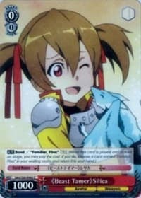 Beast Tamer Silica - Sword Art Online - Weiss Schwarz card