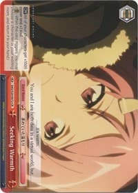 Seeking Warmth - Sword Art Online - Weiss Schwarz card