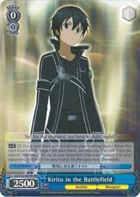 Kirito in the Battlefield (RRR) - Sword Art Online - Weiss Schwarz card