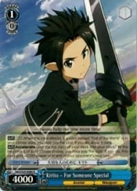 Kirito - For Someone Special - Sword Art Online - Weiss Schwarz card
