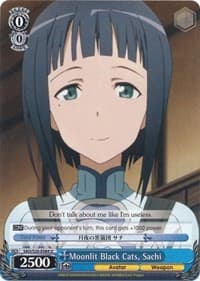 Moonlit Black Cats, Sachi - Sword Art Online - Weiss Schwarz card