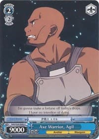 Axe Warrior, Agil - Sword Art Online - Weiss Schwarz card