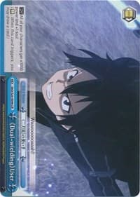 Dual-wielding User - Sword Art Online - Weiss Schwarz card