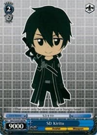 SD Kirito - Sword Art Online - Weiss Schwarz card