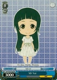 SD Yui - Sword Art Online - Weiss Schwarz card
