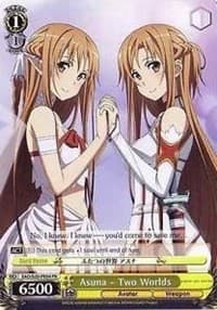 Asuna - Two Worlds - Sword Art Online - Weiss Schwarz card