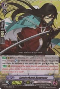 Izuminokami Kanesada - G-TB01: Touken Ranbu (ONLINE) - Cardfight Vanguard card